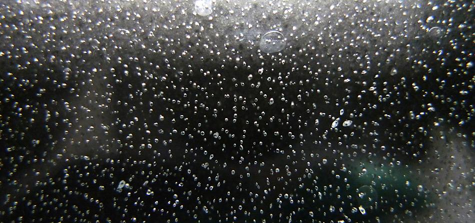 Das Eis wird mit zunehmender Bohr-Tiefe immer transparenter. Bis in 1.000 Metern Tiefe erscheint das Eis als Folge der Luftblasen milchig grau. Unterhalb von 1.200 bis 1.300 Metern Tiefe ist das Eis transparent wie Plexiglas. Foto: Sepp Kipfstuhl, AWI