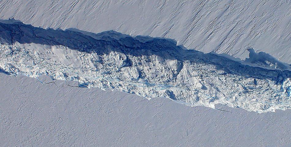 PineIsland Gletscher Riss im Gletscher