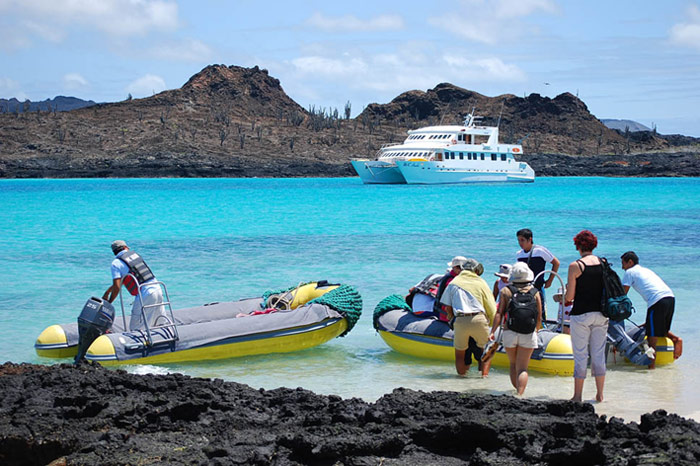 Anlandung-Galapagos