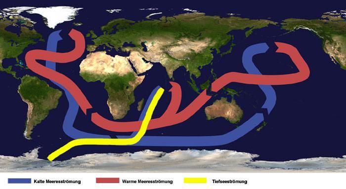 Kalte Tiefseeströmung verzögert Klimaerwärmung